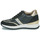 Παπούτσια Γυναίκα Χαμηλά Sneakers Geox D DESYA Black / Silver / Gold
