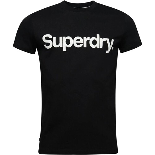 Υφασμάτινα Άνδρας T-shirt με κοντά μανίκια Superdry 223122 Black