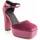 Παπούτσια Γυναίκα Γόβες Leindia 84693 Ροζ