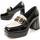 Παπούτσια Γυναίκα Μοκασσίνια Leindia 84823 Black