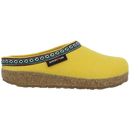 Παπούτσια Γυναίκα Παντόφλες Haflinger GRIZZLY FRANZL Yellow