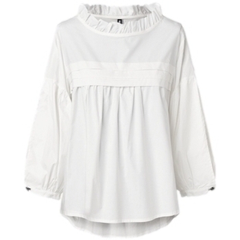 Υφασμάτινα Γυναίκα Μπλούζες Wendykei Top 221375 - White Άσπρο