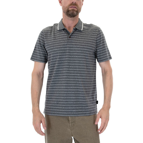 Υφασμάτινα Άνδρας T-shirt με κοντά μανίκια Ted Baker TILDARG POLO T-SHIRT MEN ΓΚΡΙ