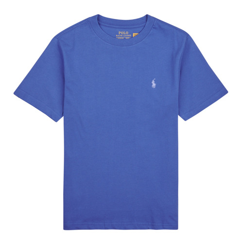 Υφασμάτινα Παιδί T-shirt με κοντά μανίκια Polo Ralph Lauren SS CN-TOPS-T-SHIRT Μπλέ