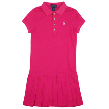 Υφασμάτινα Κορίτσι Κοντά Φορέματα Polo Ralph Lauren SSPLTPOLODRS-DRESSES-DAY DRESS Ροζ / Bright / Pink