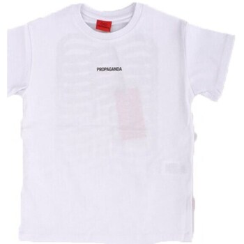 Υφασμάτινα Αγόρι T-shirt με κοντά μανίκια Propaganda 23FWPRBLTS415 Άσπρο