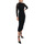 Υφασμάτινα Γυναίκα Φορέματα Zoya TULLE LONGSLEEVE FITTED LONG DRESS WOMEN ΜΑΥΡΟ