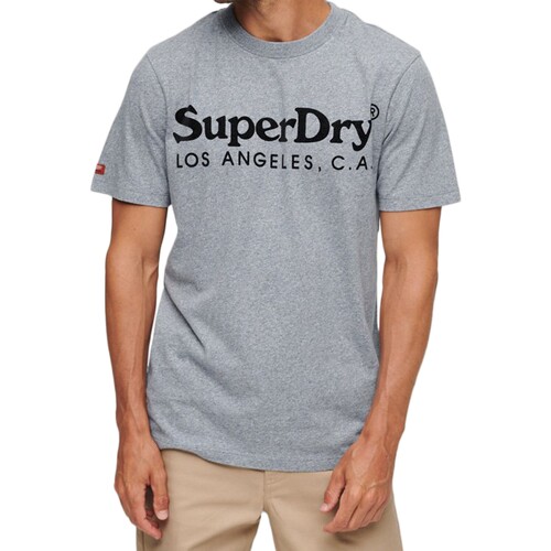 Υφασμάτινα Άνδρας T-shirt με κοντά μανίκια Superdry 223873 Μπλέ