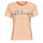 Υφασμάτινα Γυναίκα T-shirt με κοντά μανίκια Guess SEQUINS LOGO TEE Ροζ