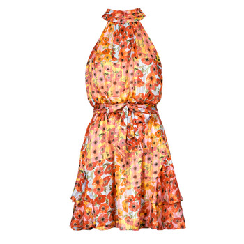 Υφασμάτινα Γυναίκα Κοντά Φορέματα Guess ROMANA FLARE Multicolour