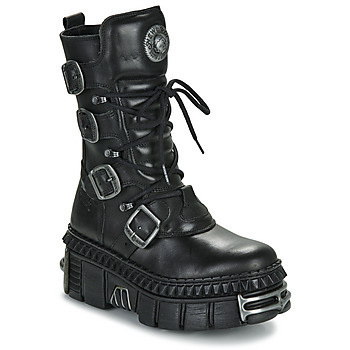 Παπούτσια Μπότες New Rock WALL 1473 Black