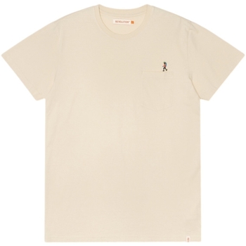 Υφασμάτινα Άνδρας T-shirts & Μπλούζες Revolution Regular T-Shirt 1330 HIK - Off White Άσπρο