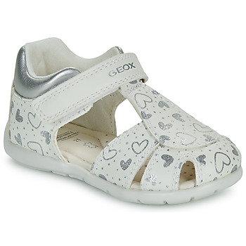 Παπούτσια Κορίτσι Σανδάλια / Πέδιλα Geox B ELTHAN GIRL Άσπρο / Silver