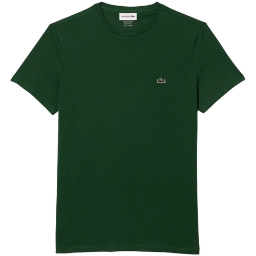 Υφασμάτινα Άνδρας T-shirts & Μπλούζες Lacoste Regular Fit T-Shirt - Vert Green