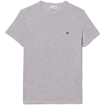 Υφασμάτινα Άνδρας T-shirts & Μπλούζες Lacoste Regular Fit T-Shirt - Gris Chine Grey