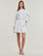 Υφασμάτινα Γυναίκα Κοντά Φορέματα MICHAEL Michael Kors COTTON MINI DRESS Άσπρο