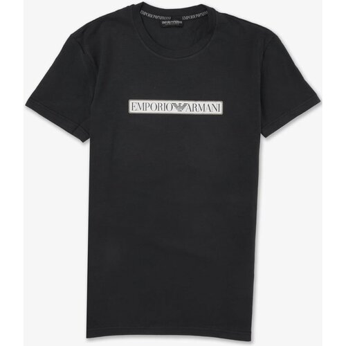 Υφασμάτινα Άνδρας T-shirt με κοντά μανίκια Emporio Armani 111035 3F517 Black