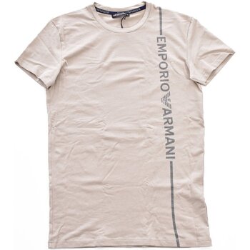 Υφασμάτινα Άνδρας T-shirt με κοντά μανίκια Emporio Armani 111035 3F523 Beige