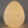 Σπίτι Επιτραπέζια φωτιστικά Signes Grimalt Αυγό Άσπρο