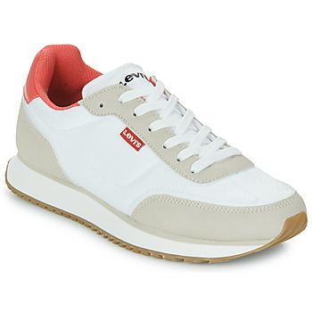 Παπούτσια Γυναίκα Χαμηλά Sneakers Levi's STAG RUNNER S Άσπρο / Beige / Ροζ
