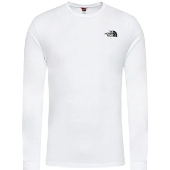 Υφασμάτινα Γυναίκα T-shirts & Μπλούζες The North Face M LS SIMPLE DOME TEE Άσπρο
