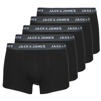 Εσώρουχα Άνδρας Boxer Jack & Jones JACHUEY TRUNKS 5 PACK Black