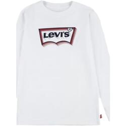 Υφασμάτινα Αγόρι T-shirt με κοντά μανίκια Levi's  Άσπρο