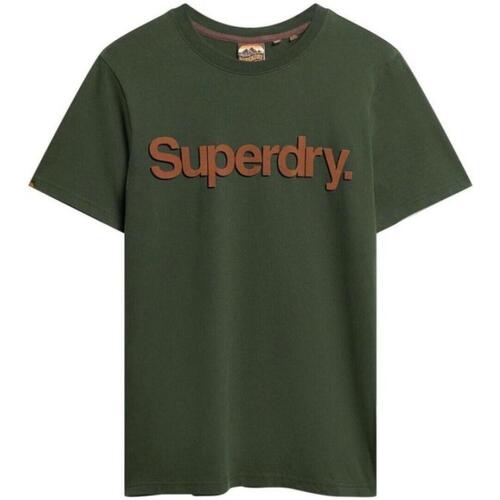 Υφασμάτινα Άνδρας T-shirt με κοντά μανίκια Superdry  Green