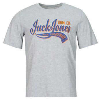 Υφασμάτινα Άνδρας T-shirt με κοντά μανίκια Jack & Jones JJELOGO TEE SS O-NECK 2 COL SS24 SN Grey