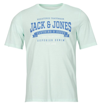 Υφασμάτινα Άνδρας T-shirt με κοντά μανίκια Jack & Jones JJELOGO TEE SS O-NECK 2 COL SS24 SN Μπλέ