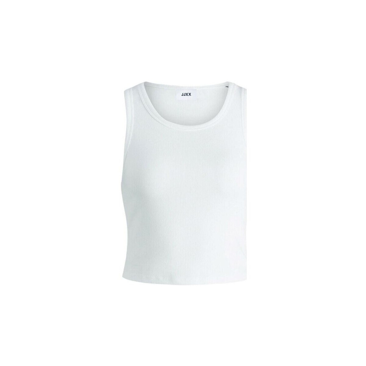 Υφασμάτινα Γυναίκα Αμάνικα / T-shirts χωρίς μανίκια Jack & Jones 12200401 FALLON Άσπρο