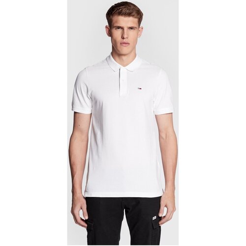 Υφασμάτινα Άνδρας T-shirts & Μπλούζες Tommy Jeans DM0DM15370 Άσπρο