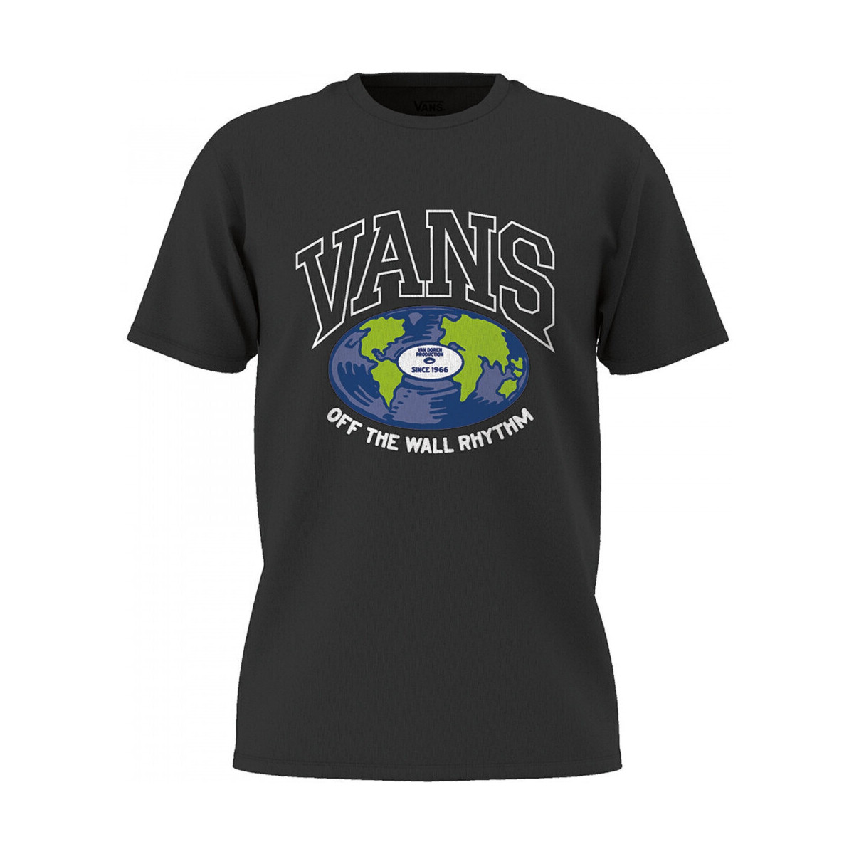 Υφασμάτινα Άνδρας T-shirts & Μπλούζες Vans Off the record nation ss tee Black