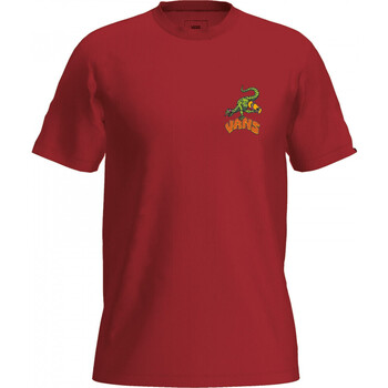 Υφασμάτινα Αγόρι T-shirts & Μπλούζες Vans Dino egg plant ss Red