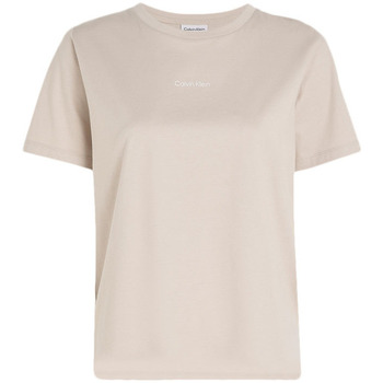 Υφασμάτινα Γυναίκα T-shirt με κοντά μανίκια Calvin Klein Jeans MICRO LOGO T-SHIRT WOMEN ΜΠΕΖ