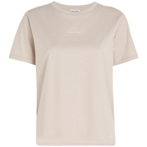 Υφασμάτινα Γυναίκα T-shirt με κοντά μανίκια Calvin Klein Jeans MICRO LOGO T-SHIRT WOMEN ΜΠΕΖ