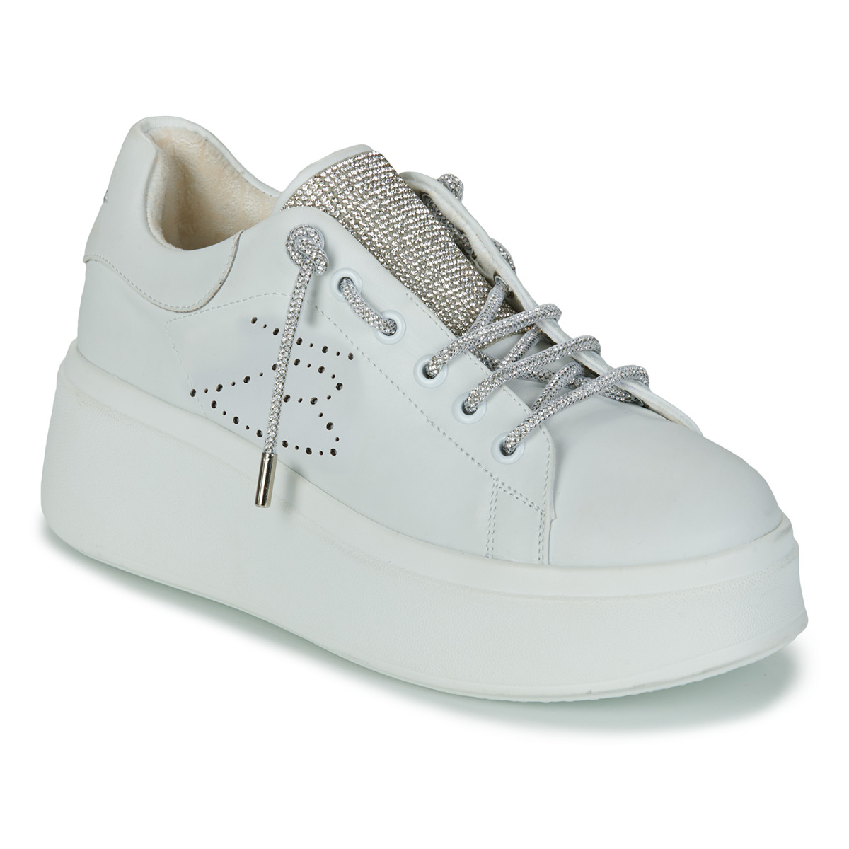 Παπούτσια Γυναίκα Χαμηλά Sneakers Tosca Blu VANITY Άσπρο / Silver