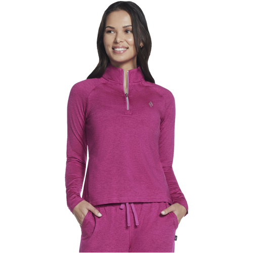 Υφασμάτινα Γυναίκα Σπορ Ζακέτες Skechers Ultra Go Lite Full Zip Hoodie Ροζ