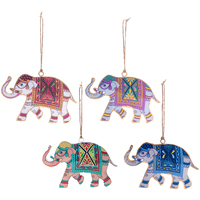 Ρολόγια & Kοσμήματα Μενταγιόν Signes Grimalt Κρεμαστό Κόσμημα Ελέφαντα 4 U Multicolour