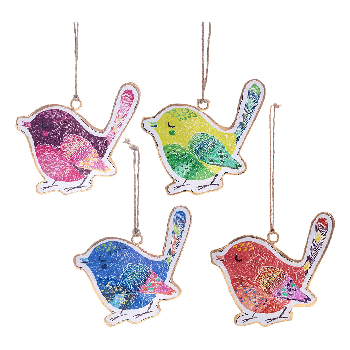 Ρολόγια & Kοσμήματα Μενταγιόν Signes Grimalt Πουλί Κρέμονται 4 U Multicolour