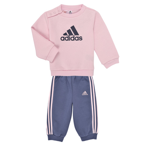 Υφασμάτινα Κορίτσι Σετ από φόρμες Adidas Sportswear I BOS LOGO JOG Ροζ / Grey