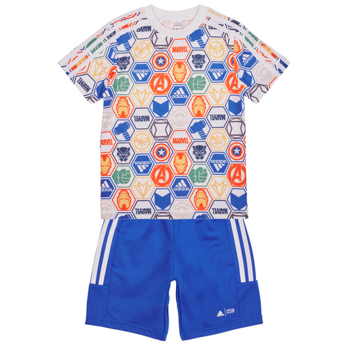 Υφασμάτινα Αγόρι Σετ από φόρμες Adidas Sportswear LK MARVEL AVENGERS TSET Multicolour