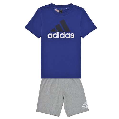 Υφασμάτινα Αγόρι Σετ από φόρμες Adidas Sportswear LK BL CO T SET Μπλέ / Grey