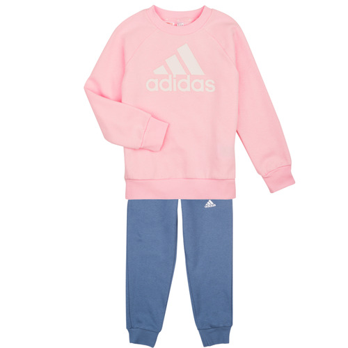 Υφασμάτινα Κορίτσι Σετ από φόρμες Adidas Sportswear LK BOS JOG FL Ροζ / Marine