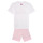 Υφασμάτινα Κορίτσι Σετ από φόρμες Adidas Sportswear LK BL CO T SET Ροζ / Άσπρο