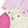 Υφασμάτινα Κορίτσι Σετ από φόρμες Adidas Sportswear I CB FT JOG Ροζ / Ecru