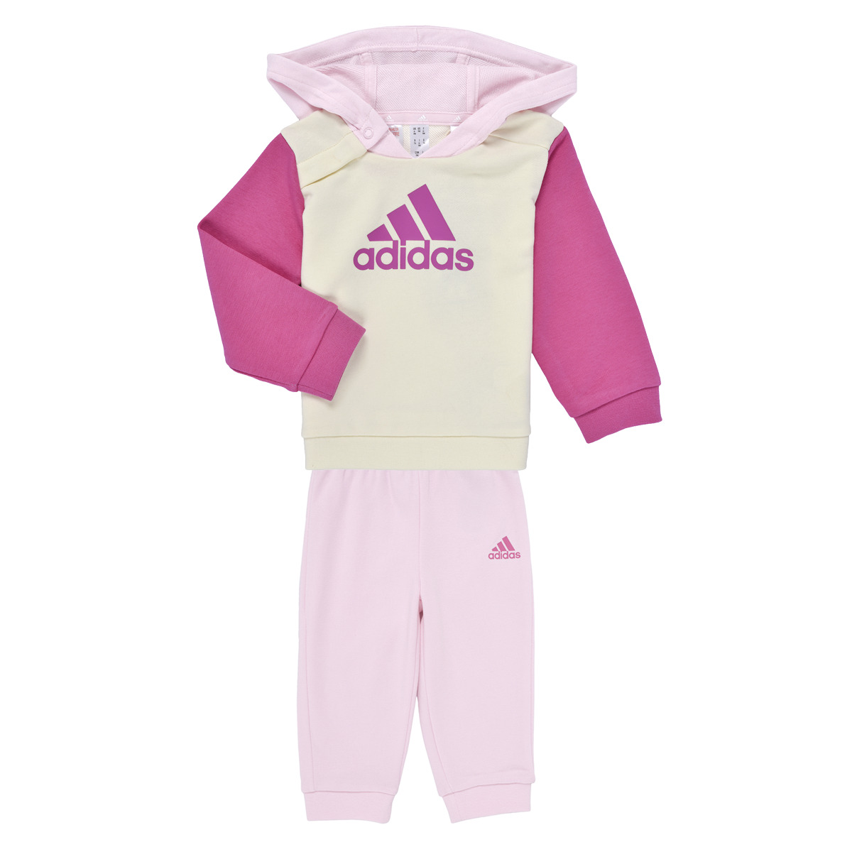 Υφασμάτινα Κορίτσι Σετ από φόρμες Adidas Sportswear I CB FT JOG Ροζ / Ecru