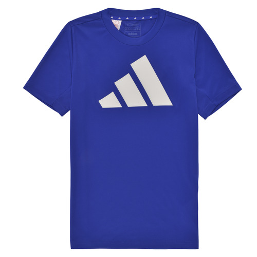 Υφασμάτινα Αγόρι T-shirt με κοντά μανίκια Adidas Sportswear U TR-ES LOGO T Μπλέ / Άσπρο