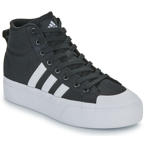 Παπούτσια Γυναίκα Ψηλά Sneakers Adidas Sportswear BRAVADA 2.0 MID PLATFORM Black / Άσπρο