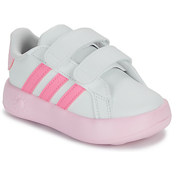 Παπούτσια Κορίτσι Χαμηλά Sneakers Adidas Sportswear GRAND COURT 2.0 CF I Άσπρο / Ροζ